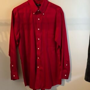 Red IZOD men’s dress shirt